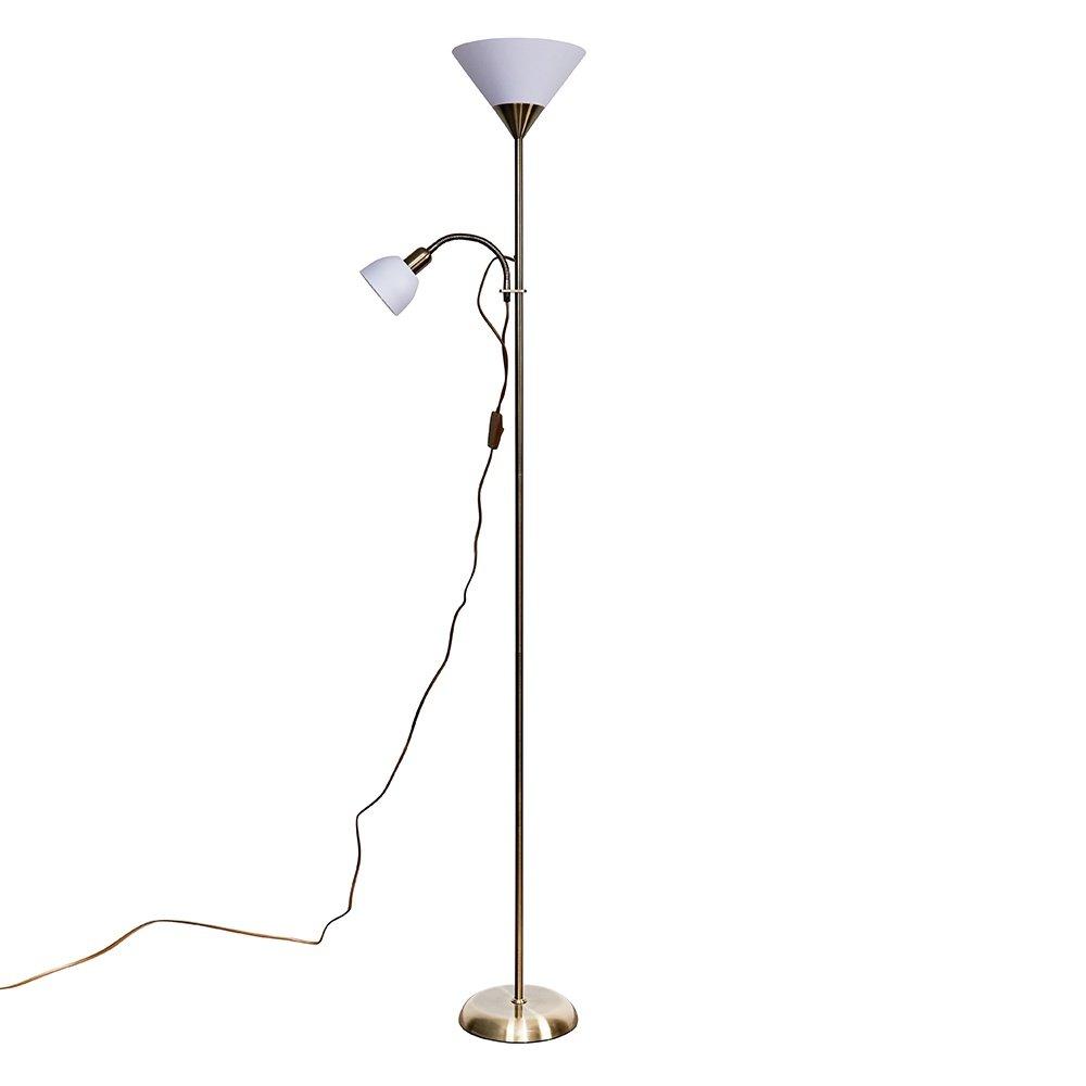 Mozz Antique Brass Floor Lamp