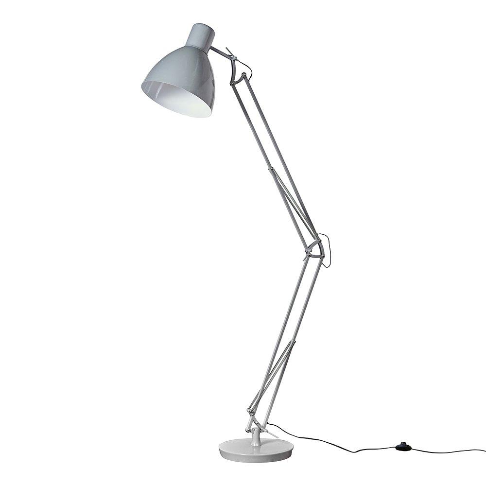 Pikton Grey Floor Lamp