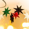 ValueLights Christmas 45cm Green Velvet Star Plug In Lit Tree Topper Or Wall Light thumbnail 4