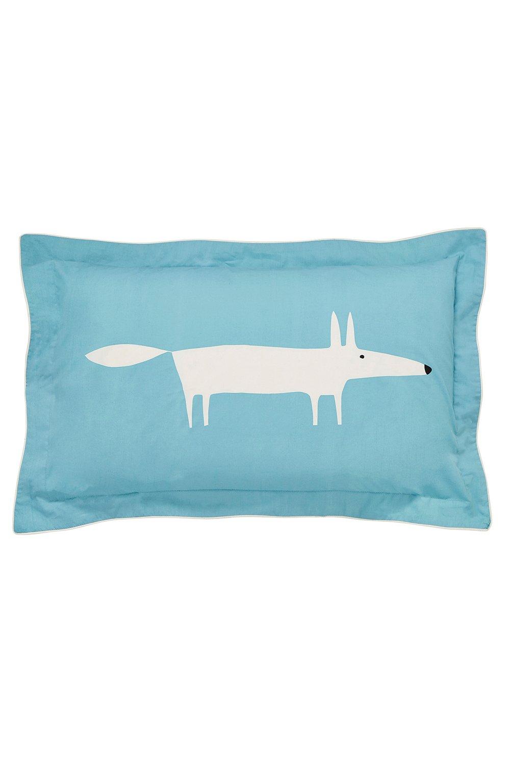 Scion - Mr Fox Oxford Pillowcase - Teal