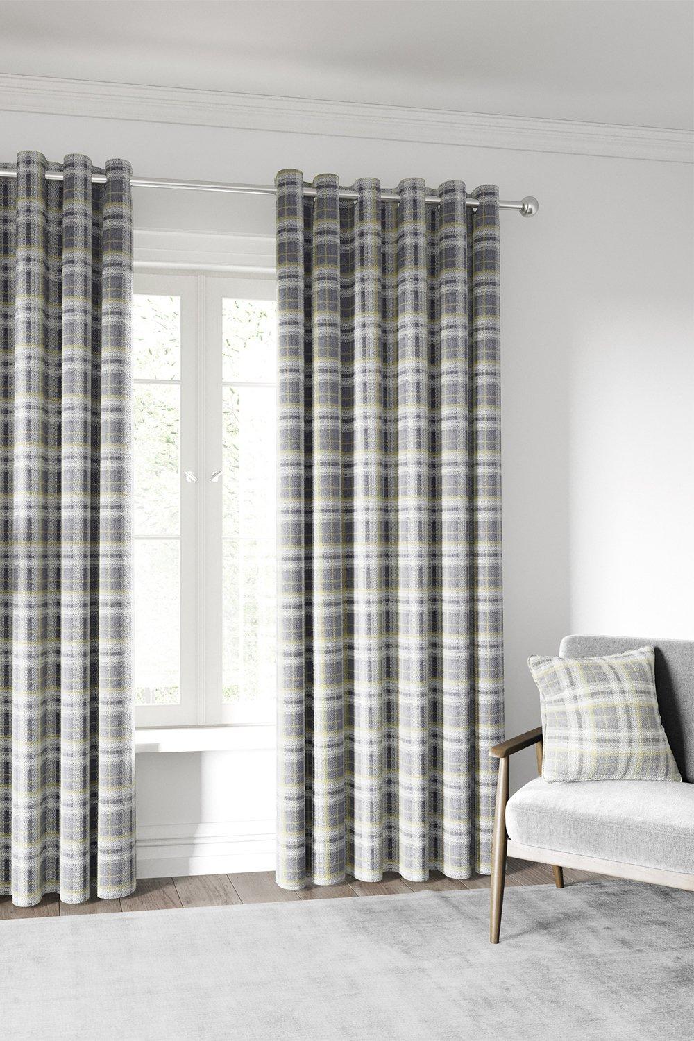 'Harriet' Woven Lined Curtains