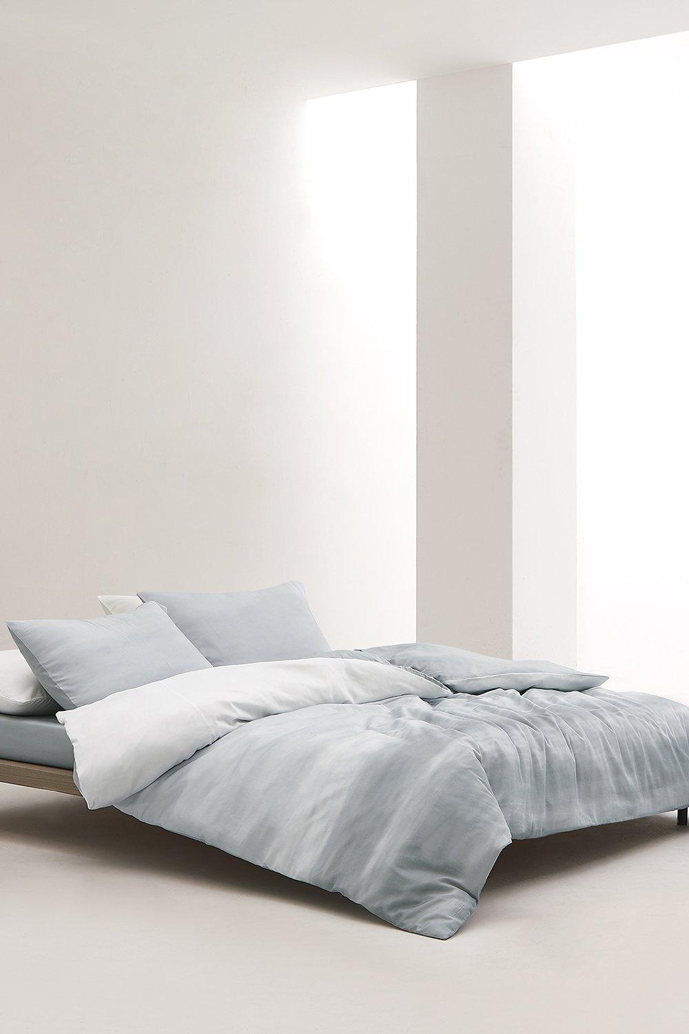 'Silver Lining Cotton Sateen' Duvet Cover