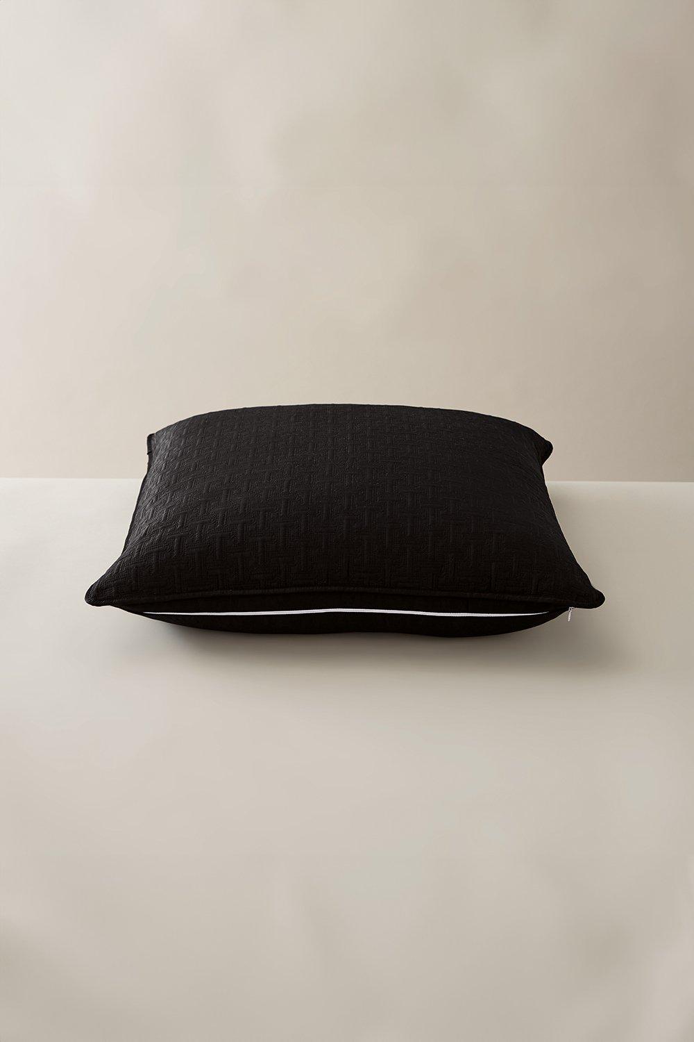 Ted Baker T Quilted Sham Pillowcase, Black