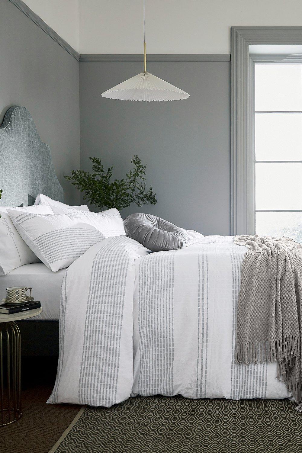'Serenity Stripe' Cotton Duvet Set