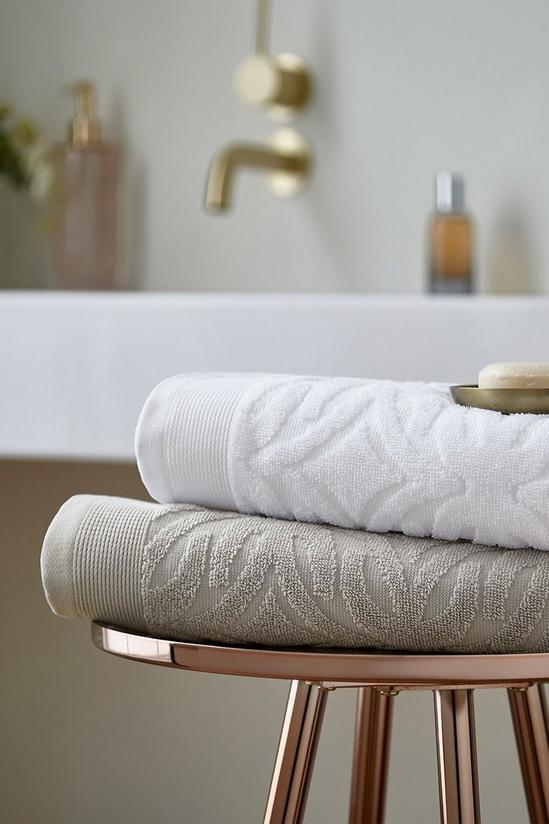 Katie Piper 'Serenity Sculpted' Cotton Towels 3