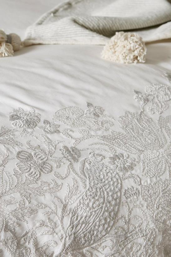 Morris & Co 'Pure Strawberry Thief Embroidery' Duvet Cover 3