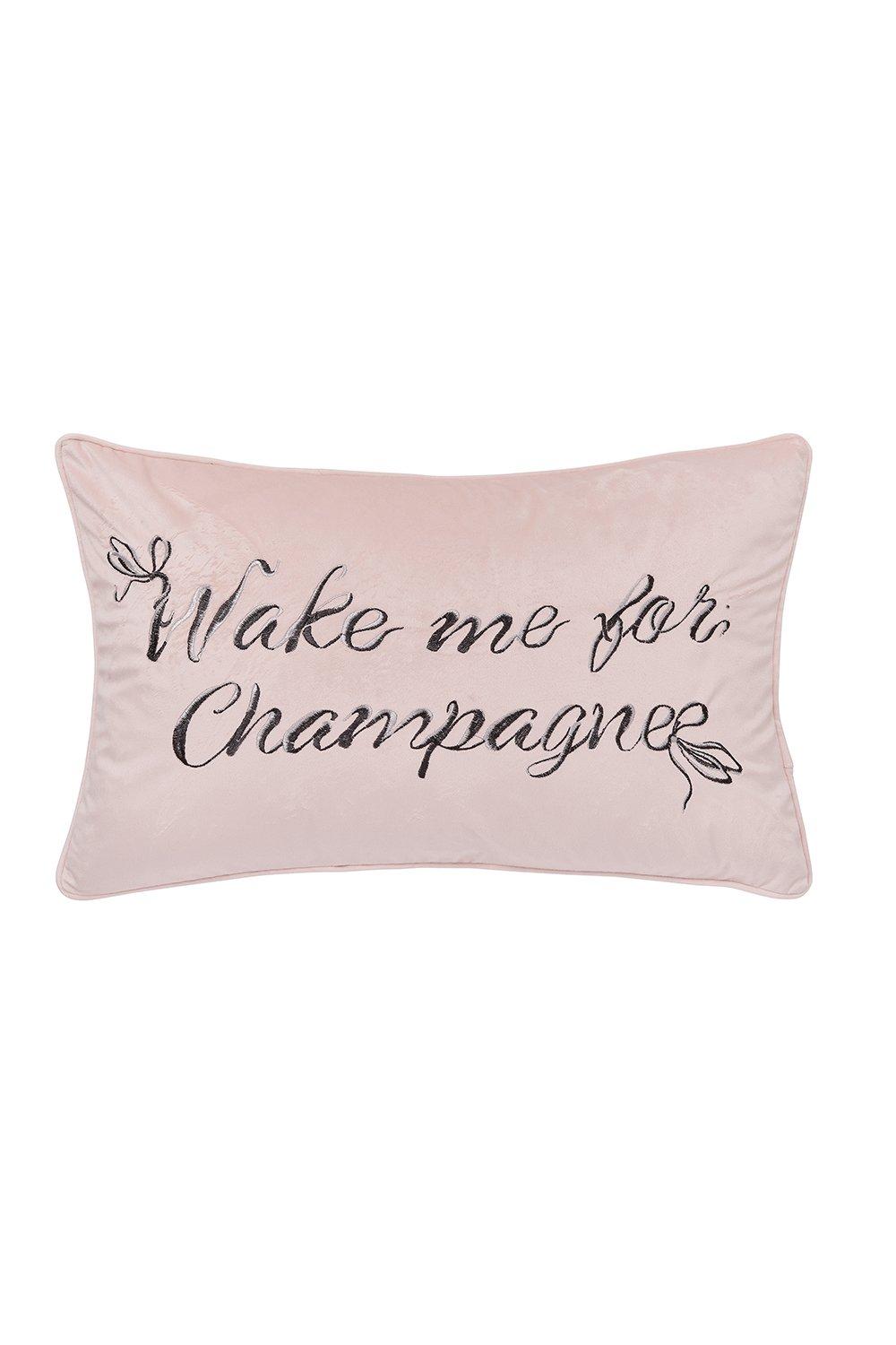 'Wake Me For Champagne' Cushion