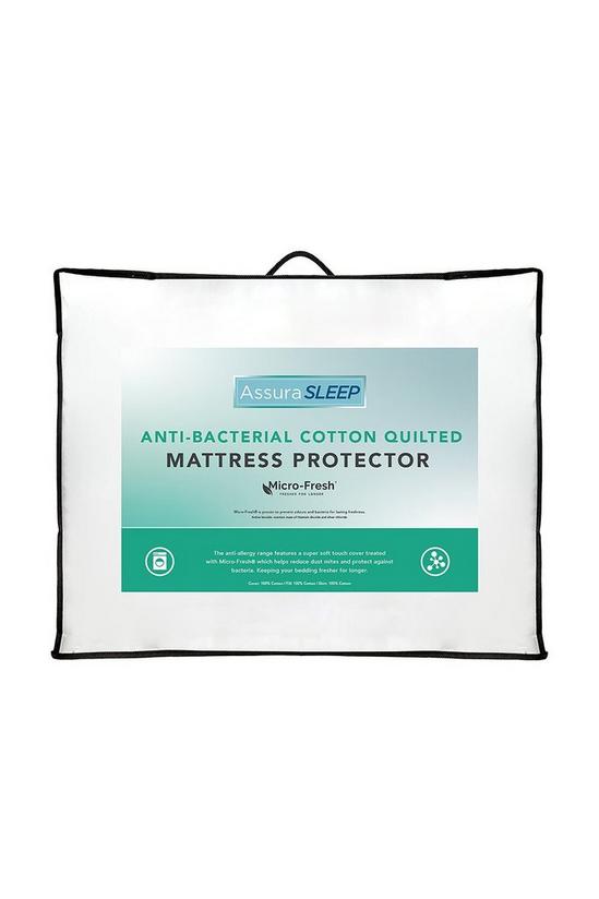 Assura Sleep 'Pure Cotton' Quilted Mattress Protector With Micro-Fresh 3