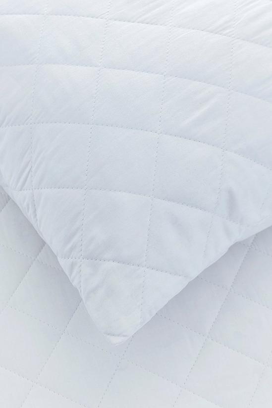 Assura Sleep 'Pure Cotton' Quilted Pillow Protector With Micro-Fresh 2