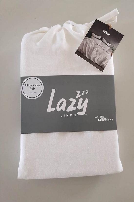 Lazy Linen 'Pure Washed Linen' Pillowcase Pair 3