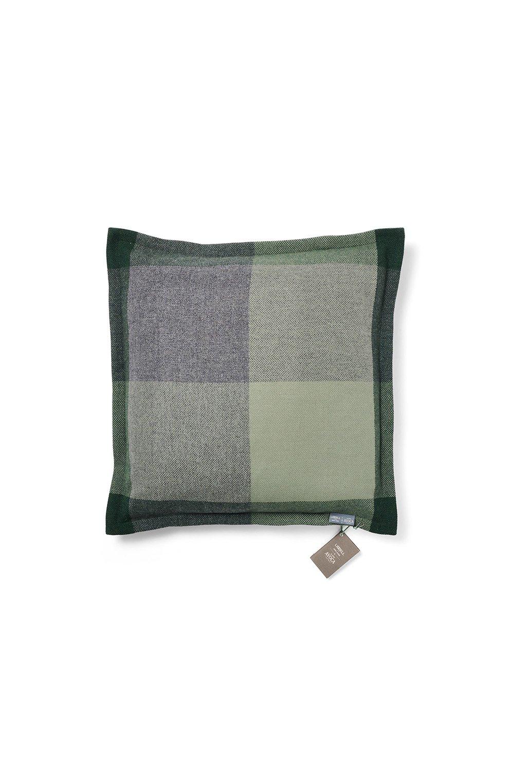Lambswool Bistro Check Cushion