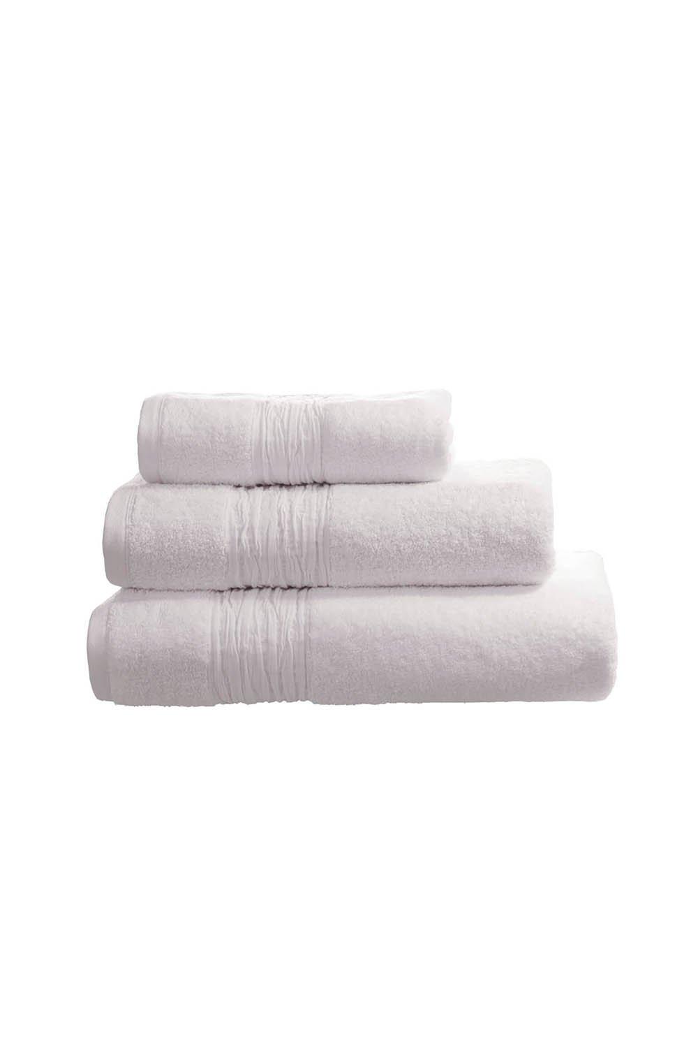 Turkish Cotton With Linen Blend Insert Border 600gsm 4 Piece Towel Bale