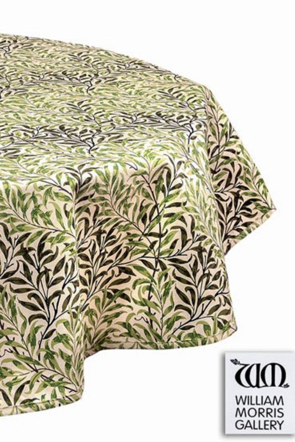 William Morris Willow Boughs Acrylic Circle Tablecloth