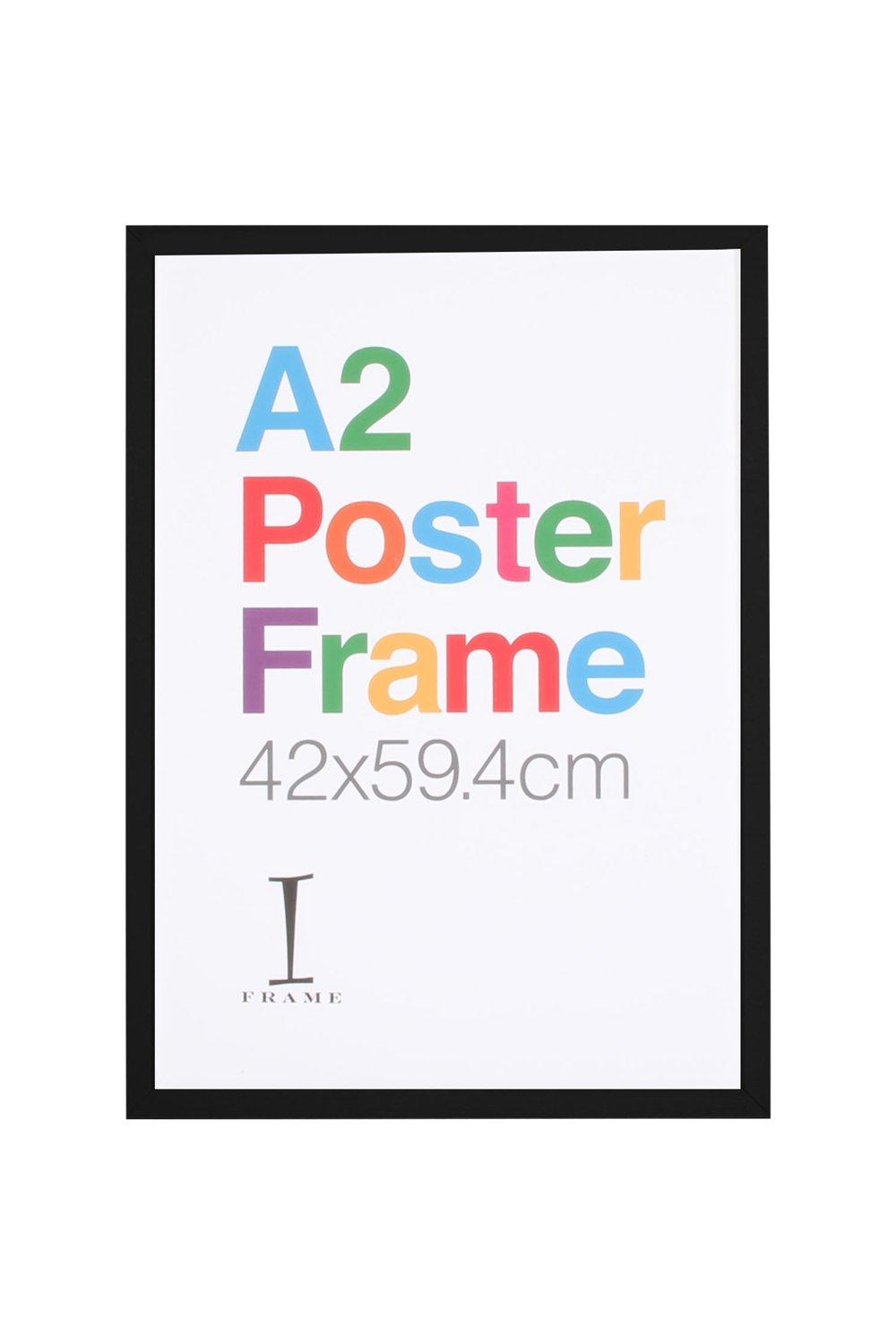 Wooden Black Poster Frame A2
