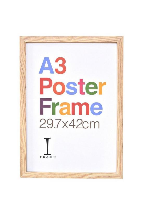 iFrame Wood Finish Poster Frame A3 1