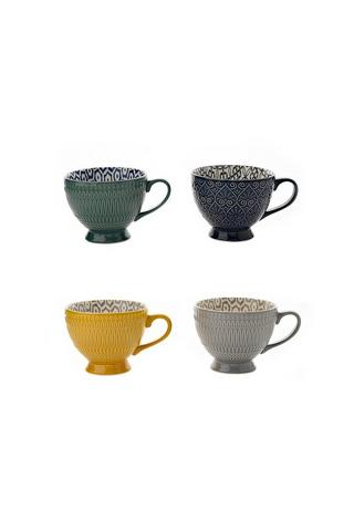 Product Set of 4 Tea Cups Multi