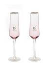 Amore by Juliana Set of 2 Flute Glasses - 40th Anniversary thumbnail 1