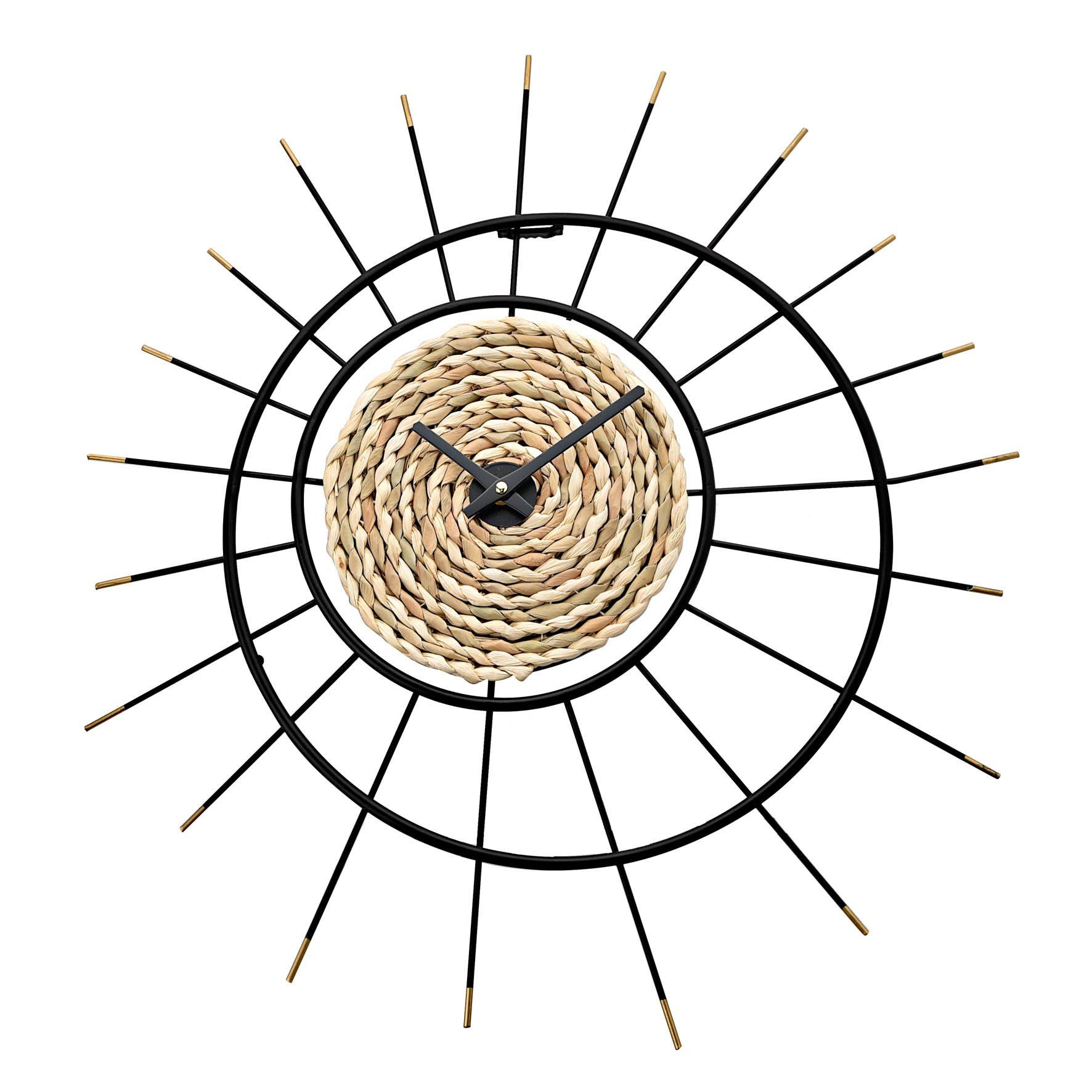 Hometime 56cm Rope Starbust Wall Clock