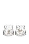 Disney Bambi and Thumper Set of 2 Glass Candle Holders thumbnail 1