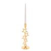The Christmas Gift Co. Celestial Gold Metal Star Candle Holder Medium thumbnail 2
