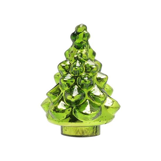 The Christmas Gift Co. Green Recycled Glass Tree 1