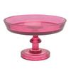The Christmas Gift Co. Pink Glass Cake Stand thumbnail 1