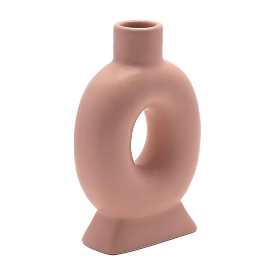 Hestia Dusky Pink Oval Style Vase 2