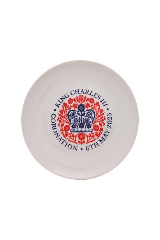 Now or Never Studios King Charles III 8" Round Plate Made In UK - Official Logo 1