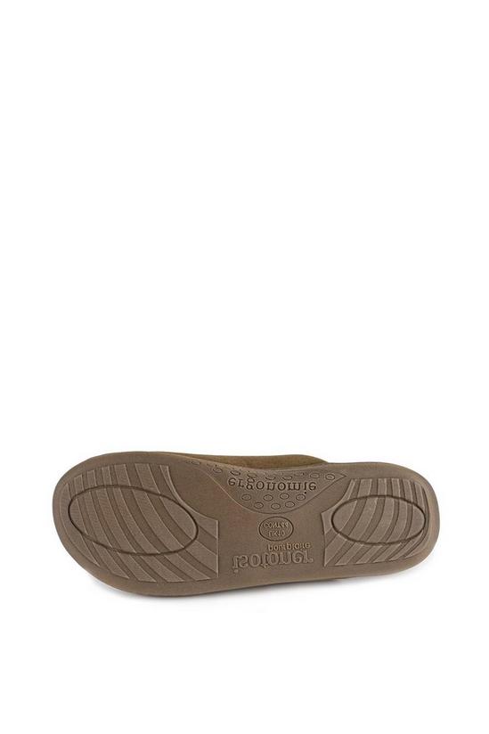 Isotoner Perforated Suedette Mule Slippers 5