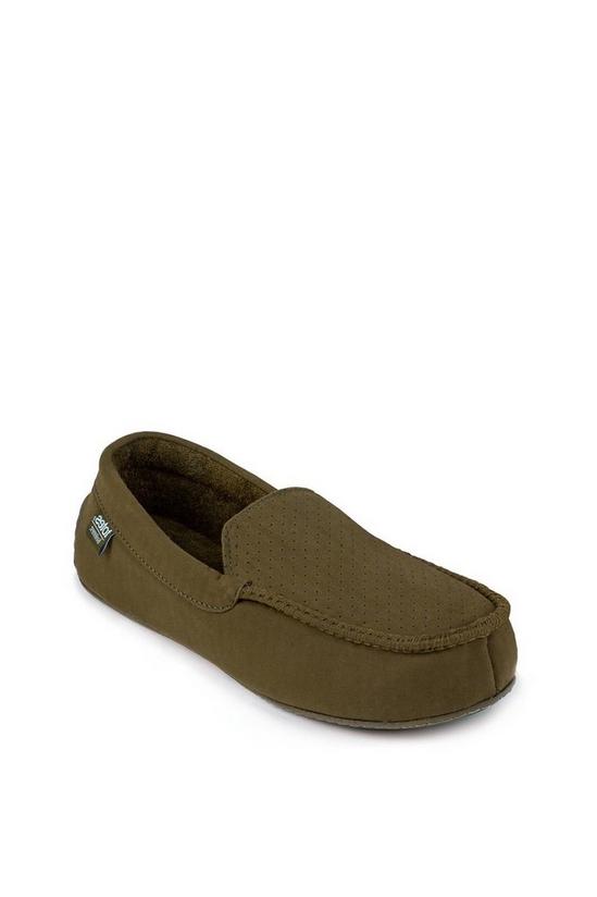 Isotoner Perforated Suedette Moccasin Slipper 1