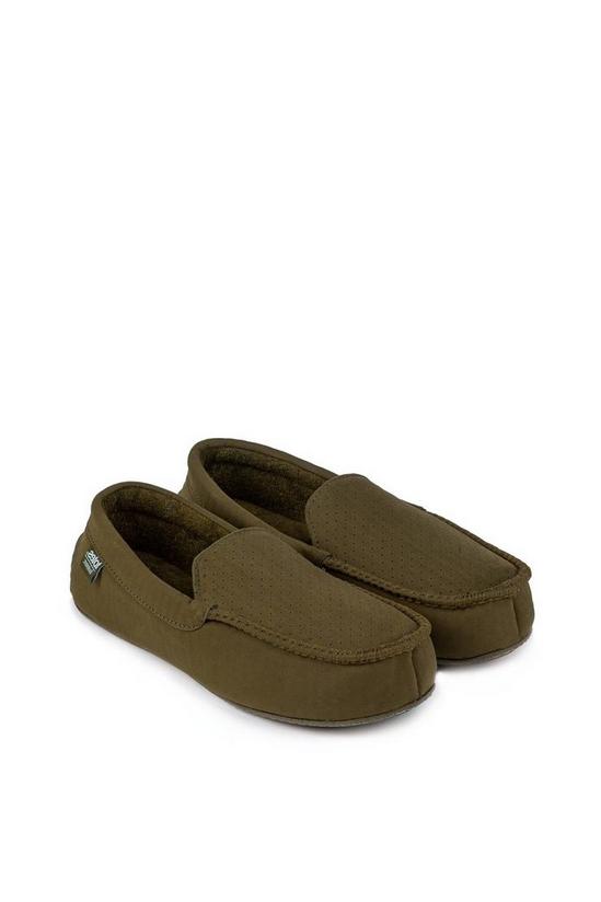 Isotoner Perforated Suedette Moccasin Slipper 2