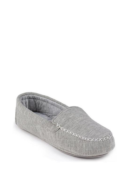 Isotoner Textured Moccasin Slippers 1