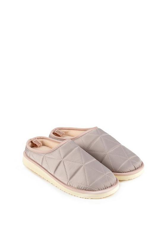 Totes Quilted  Mule Slippers 2