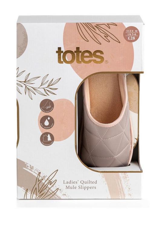 Totes Quilted  Mule Slippers 6
