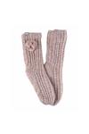 Totes Luxury Sparkle Slipper Sock with Pom Pom thumbnail 1