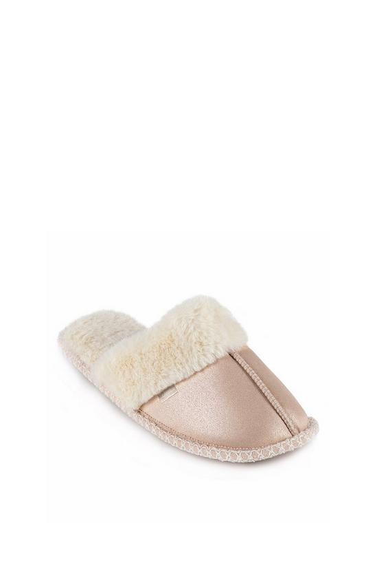 Totes Suedette Mule Slippers 1