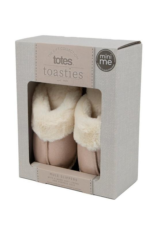 Totes Suedette Mule Slippers 3