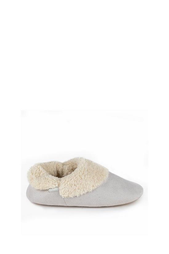 Totes Suedette Boot Slippers with Cuff 5