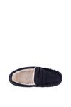 Totes Suedette Moccasin Slippers with Faux Fur Lining thumbnail 6