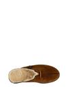 Totes Suede Mule Indoor/Outdoor Slippers With Faux Fur Lining thumbnail 6