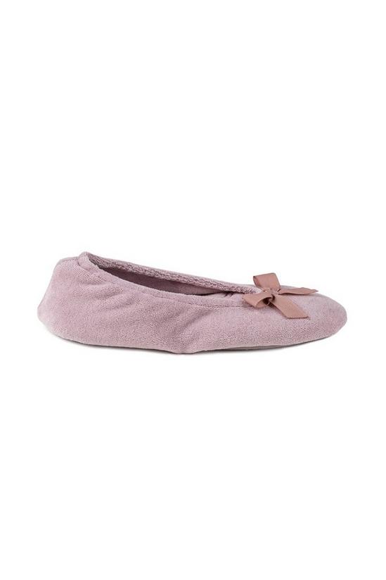 Totes Terry Ballerina Slippers 3