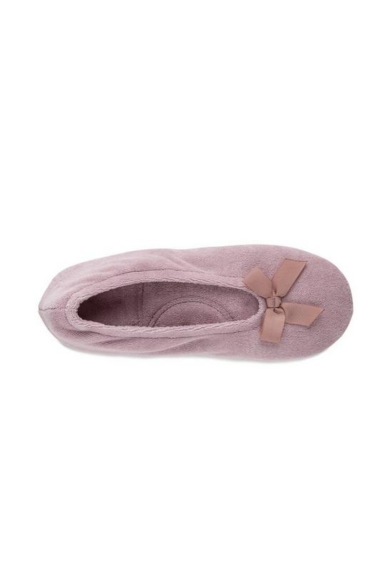 Totes Terry Ballerina Slippers 4
