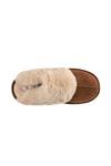 Isotoner Real Suede Mule with Fur Cuff thumbnail 4