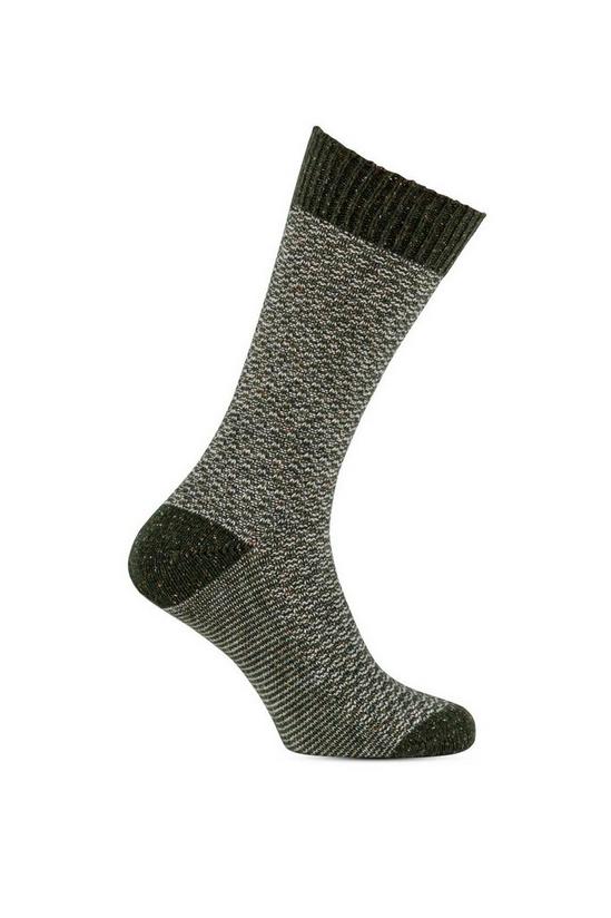 Totes Twin Pack Wool Blend Textured Socks 3