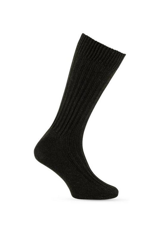 Totes Twin Pack Ribbed Wool Blend Socks 3