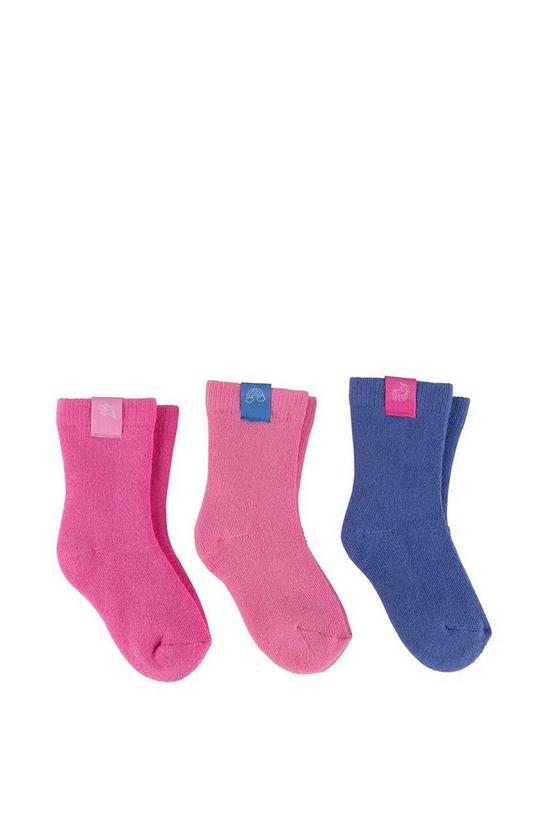 Totes Triple Pack Cotton Terry Socks 1