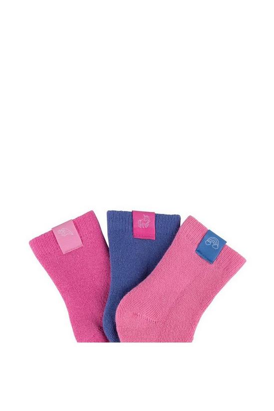 Totes Triple Pack Cotton Terry Socks 2