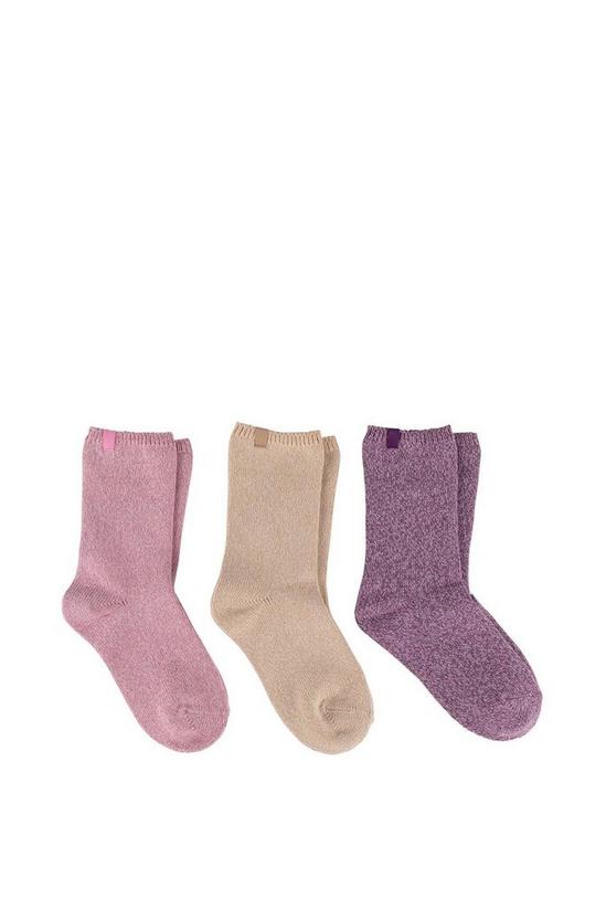 Totes Triple Pack Cotton Ankle Socks 1