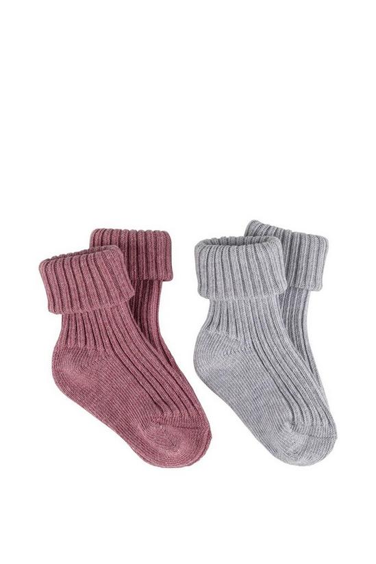 Totes Twin Pack Babies Turnover Socks 1