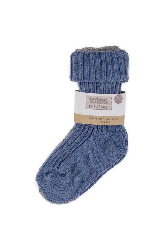 Totes Twin Pack Babies Turnover Socks 2